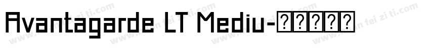 Avantagarde LT Mediu字体转换
